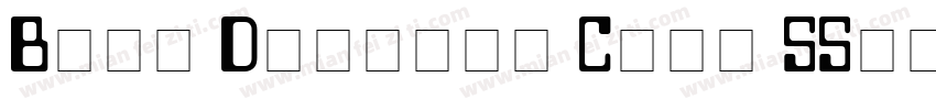 Boya Display Caps SSi字体转换
